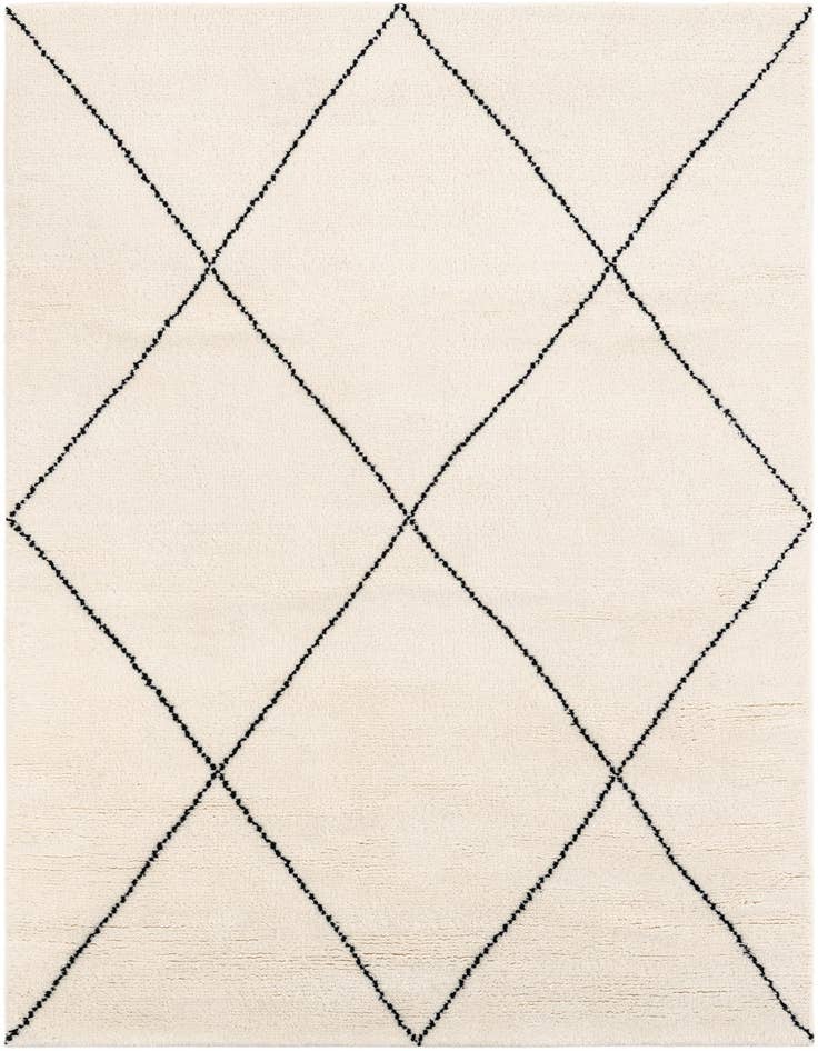 Detail image of 5' 1 x 8' Hand Knotted Safiya Moroccan Wool Rug