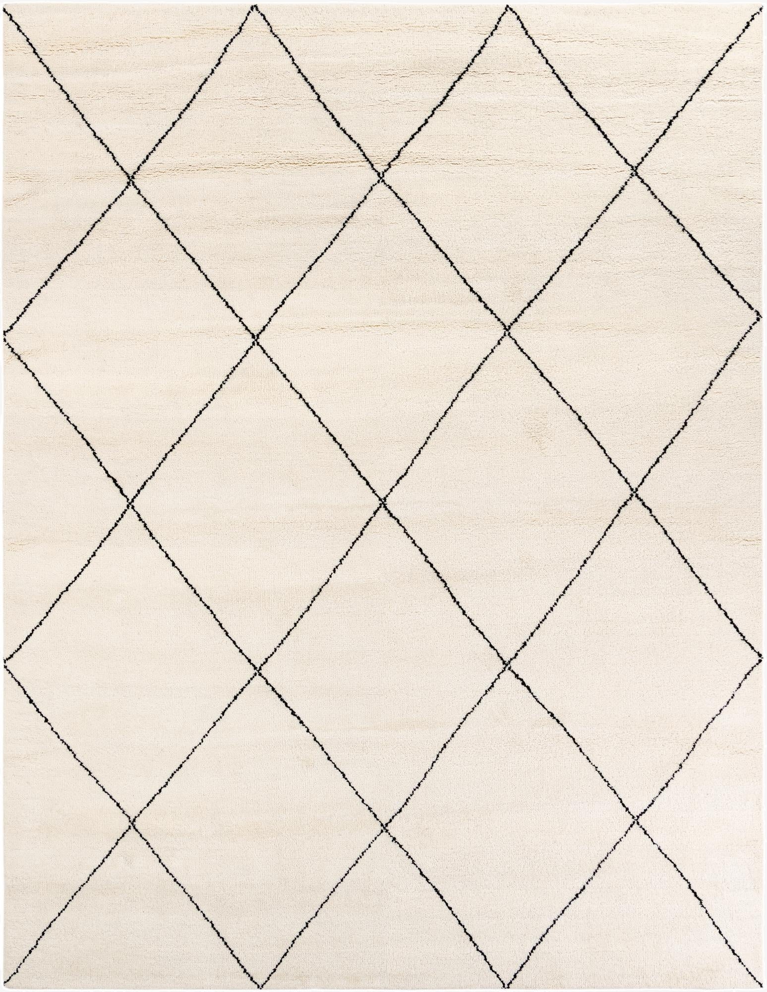 9' x 12'  Hand Knotted Safiya Moroccan Wool Rug