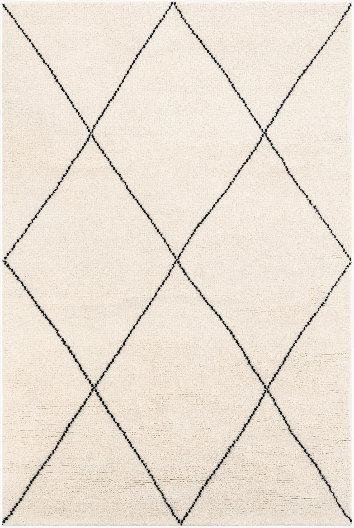 5' 1 x 8'  Hand Knotted Safiya Moroccan Wool Rug