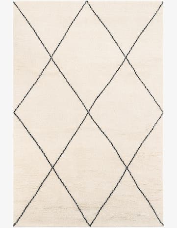 5' 1 x 8' Hand Knotted Safiya Moroccan Wool Rug