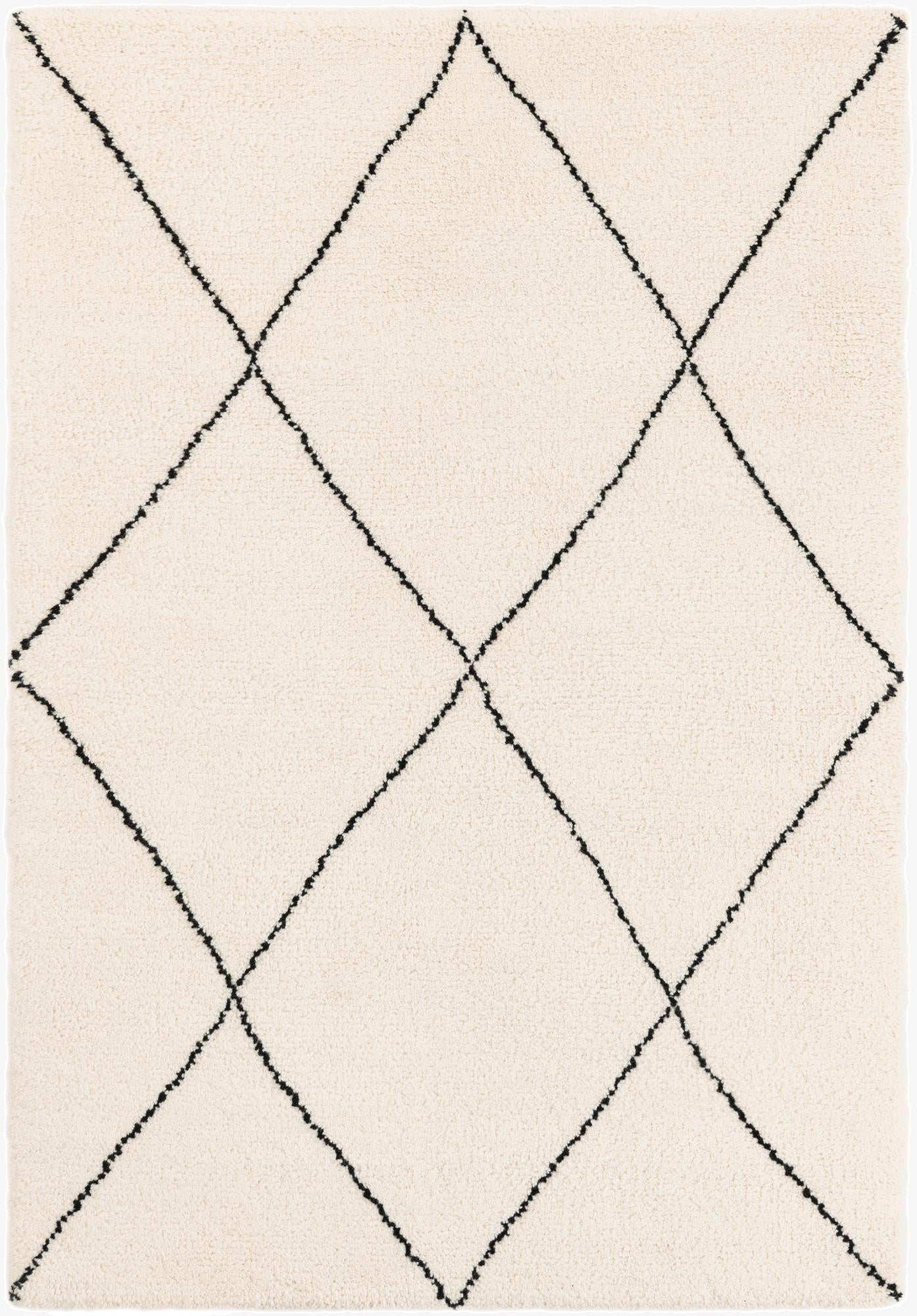 4' 1 x 6' 1  Hand Knotted Safiya Moroccan Wool Rug