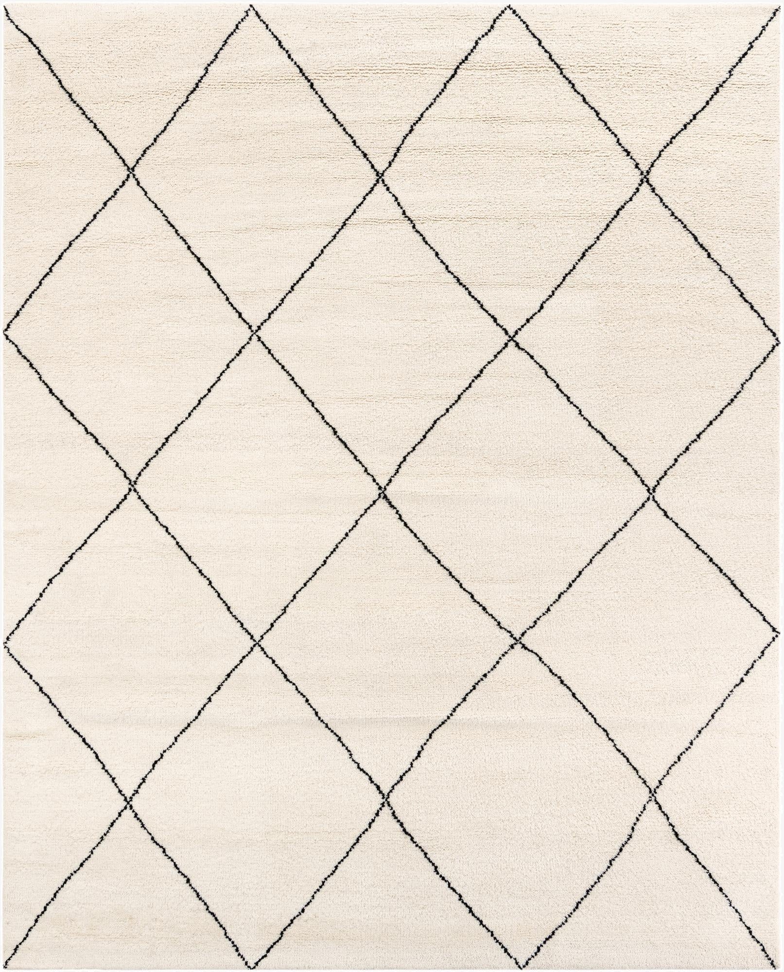 8' x 10'  Hand Knotted Safiya Moroccan Wool Rug