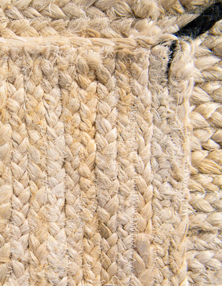 Detail image of 2' 2 x 8' 2  Hand Braided Jute Runner Rug