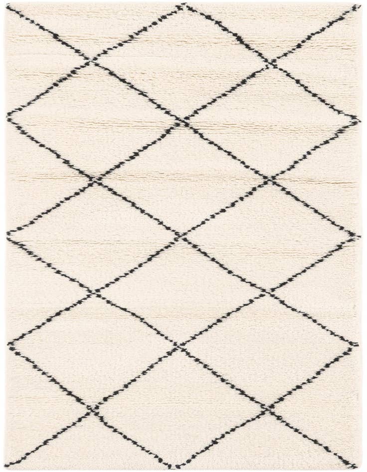 Detail image of 2' x 6' 1 Hand Knotted Safiya Moroccan Wool Runner Rug
