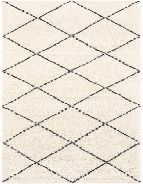 Detail image of 2' x 8' Hand Knotted Safiya Moroccan Wool Runner Rug