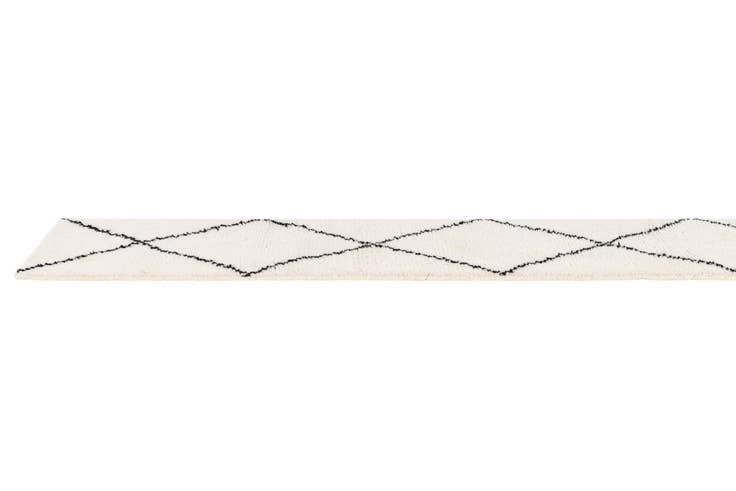 Detail image of 1' 3 x 8' 2 Hand Knotted Safiya Moroccan Wool Table Runner Rug