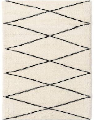 Detail image of 1' 3 x 8' 2 Hand Knotted Safiya Moroccan Wool Table Runner Rug