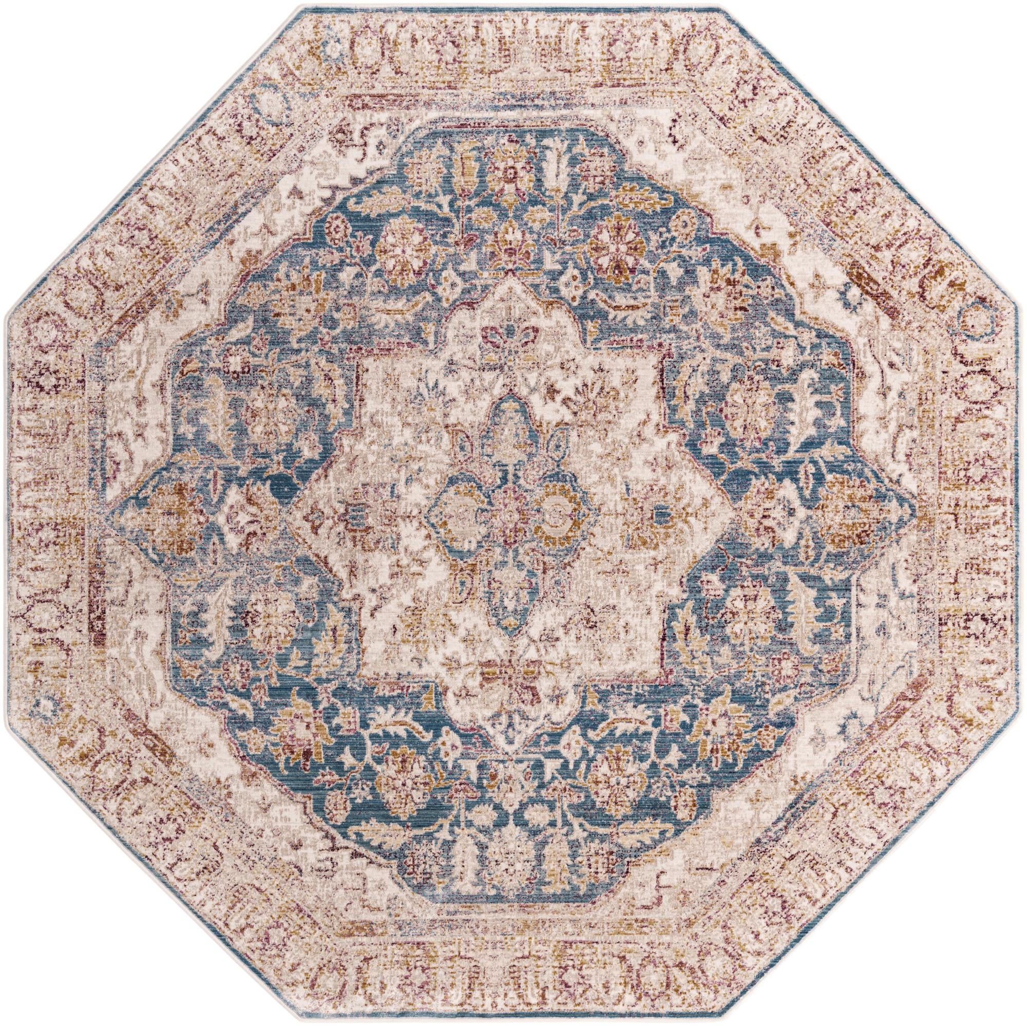 7' 10 x 7' 10 Deepa Octagon Rug