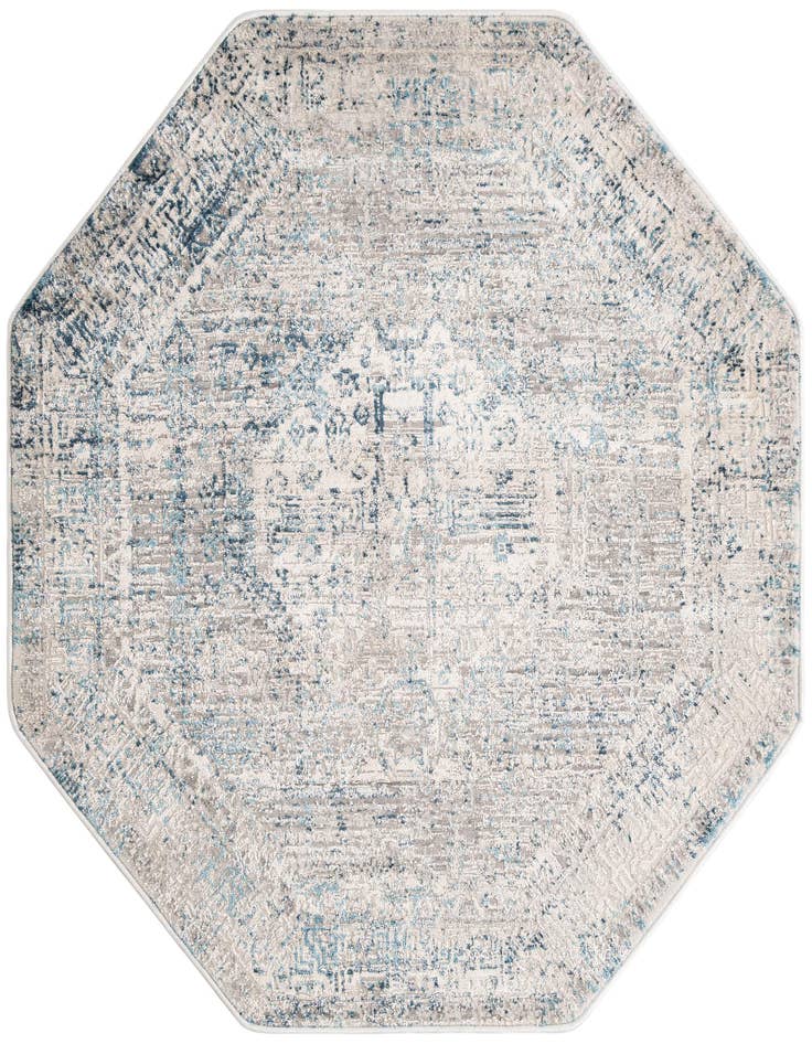 Detail image of 5' 3 x 5' 3 Finsbury Octagon Rug