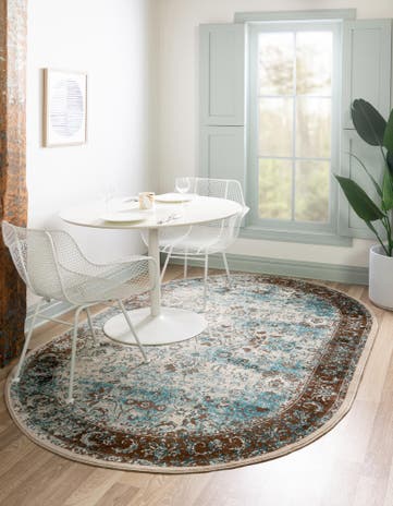 5' 3 x 8' Istanbul Oval Rug