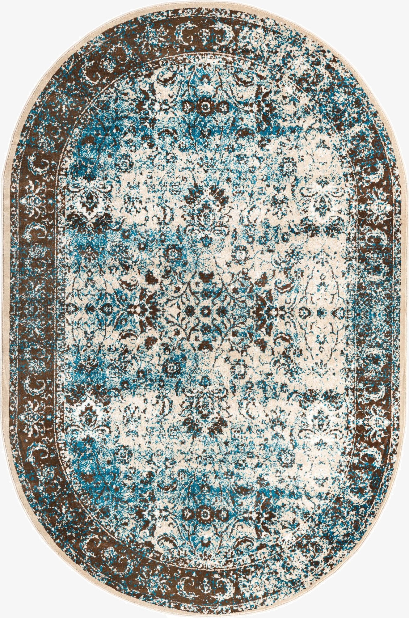 5' 3 x 8' Istanbul Oval Rug