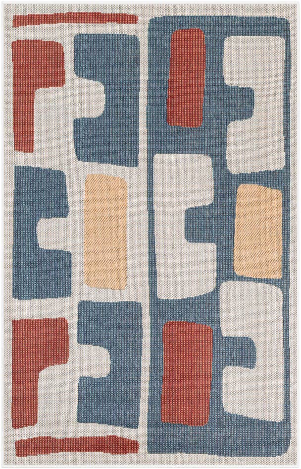 Detail image of 4' 1 x 6' 1 Easy-Clean Baja Indoor / Outdoor Rug