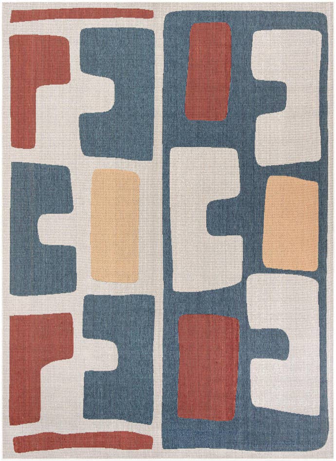 Detail image of 9' x 12' Easy-Clean Baja Indoor / Outdoor Rug