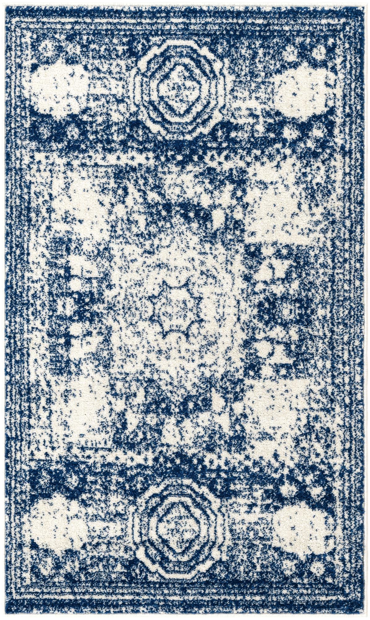 Rug Ivory and Blue Swatch link