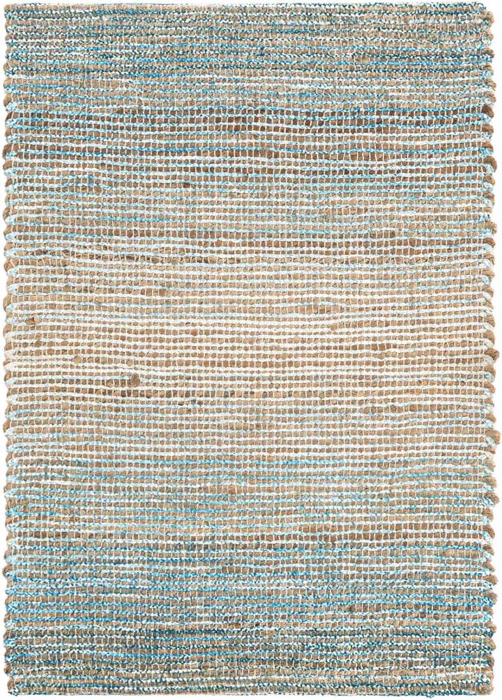 2' x 3' 1 Hand Woven Chenille Jute Rug