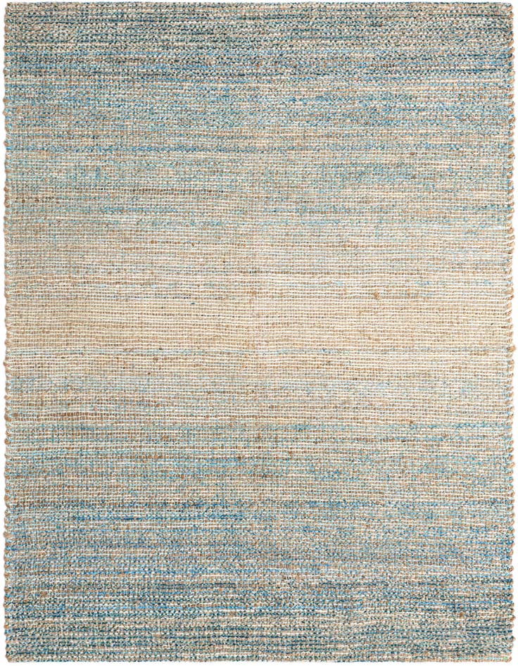 Detail image of 4' 1 x 6' 1 Hand Woven Chenille Jute Rug