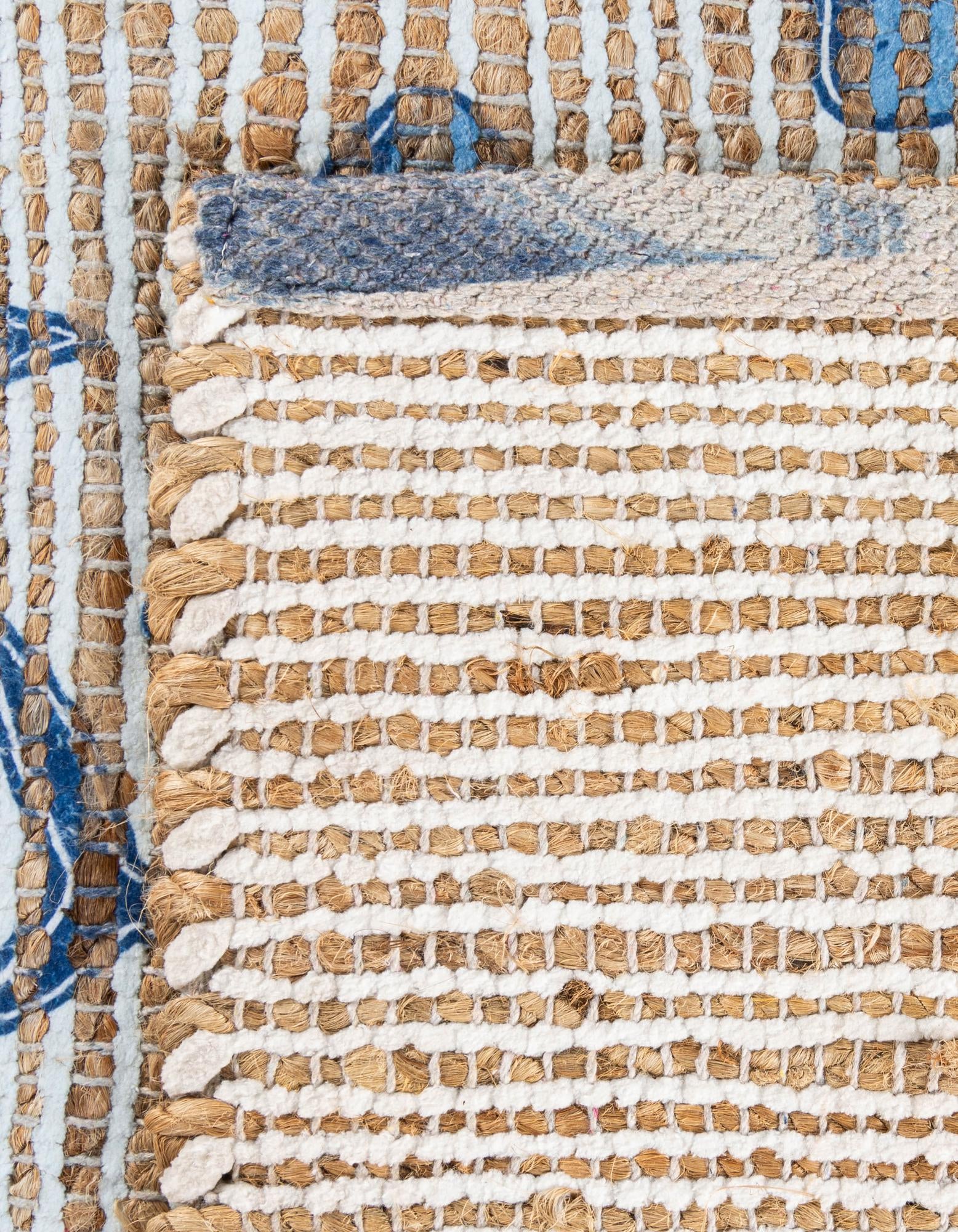 4' 1 x 6' 1 Hand Woven Chenille Jute Rug