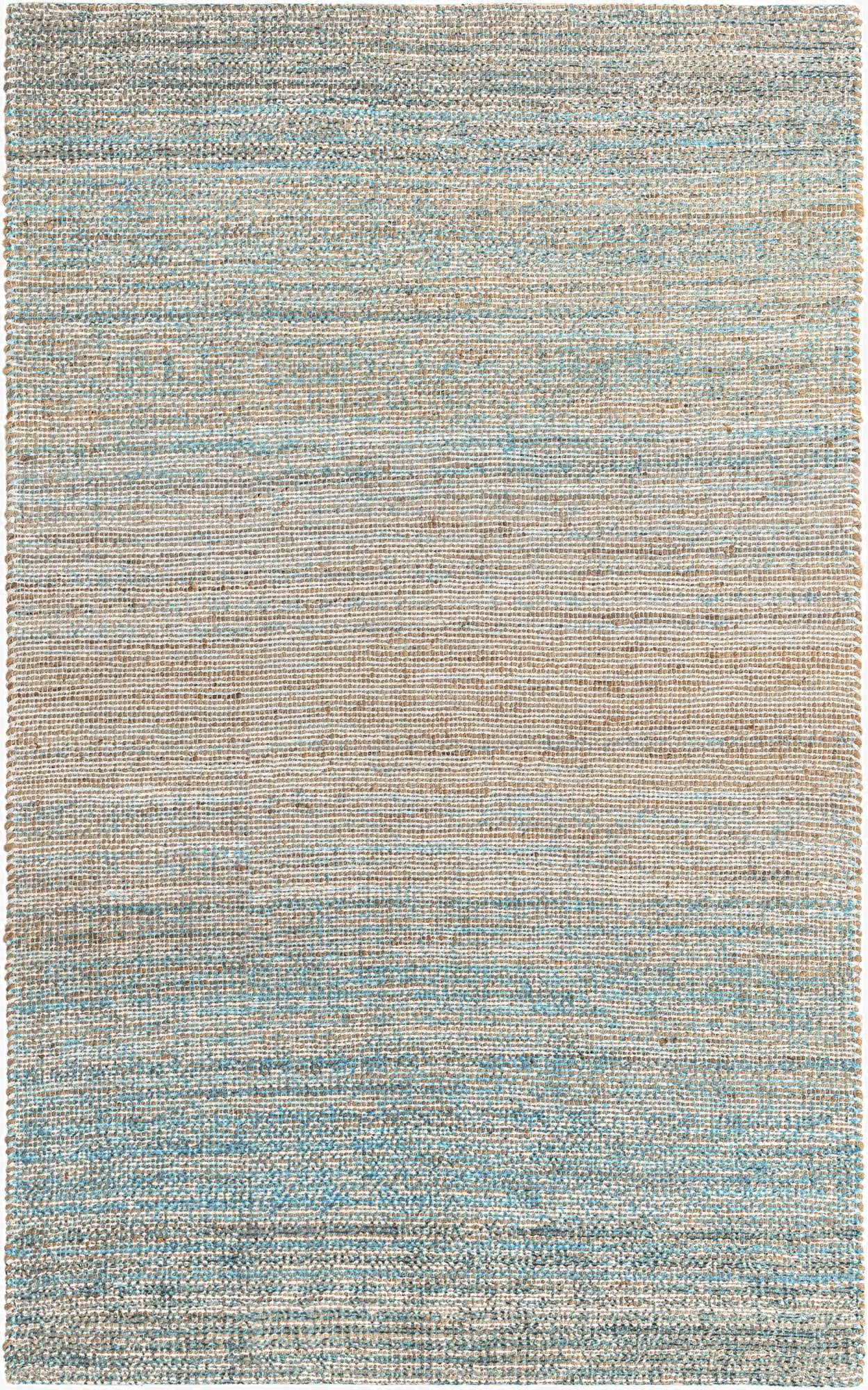 5' 3 x 8'  Hand Woven Chenille Jute Rug