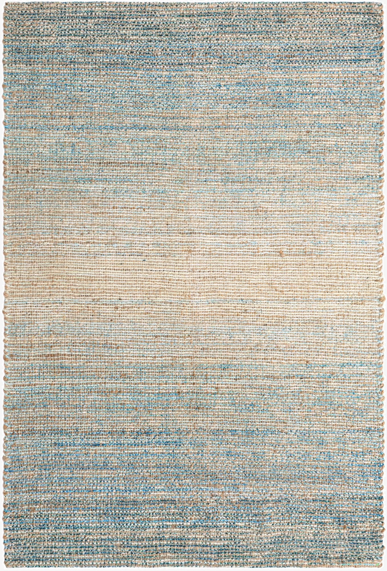 4' 1 x 6' 1  Hand Woven Chenille Jute Rug