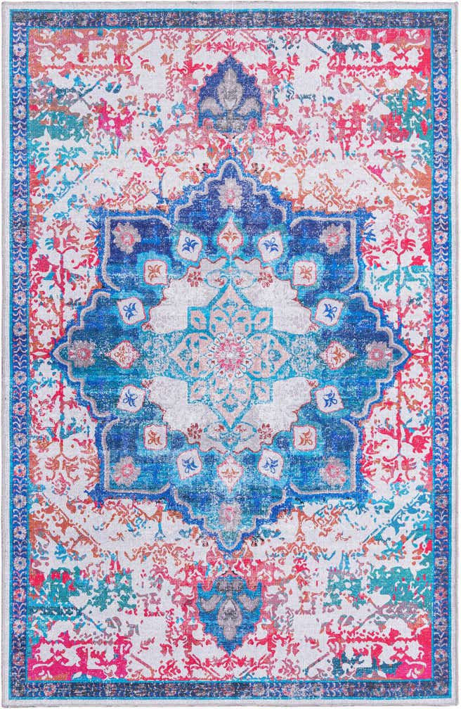 5' 3 x 8' Washable Francesca Rug