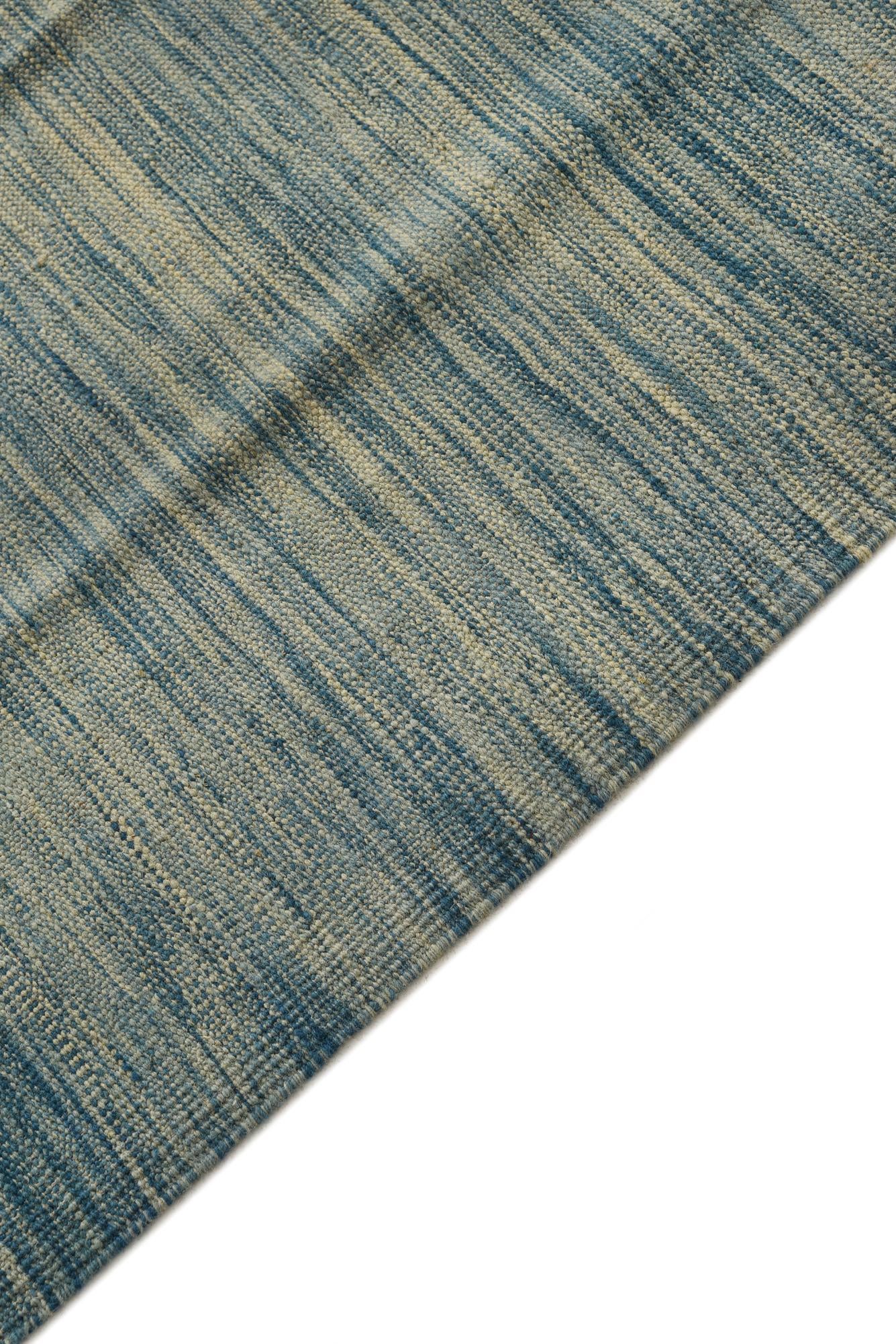 4' 9 x 6' 5 Hand Woven Kilim Modern Wool Rug