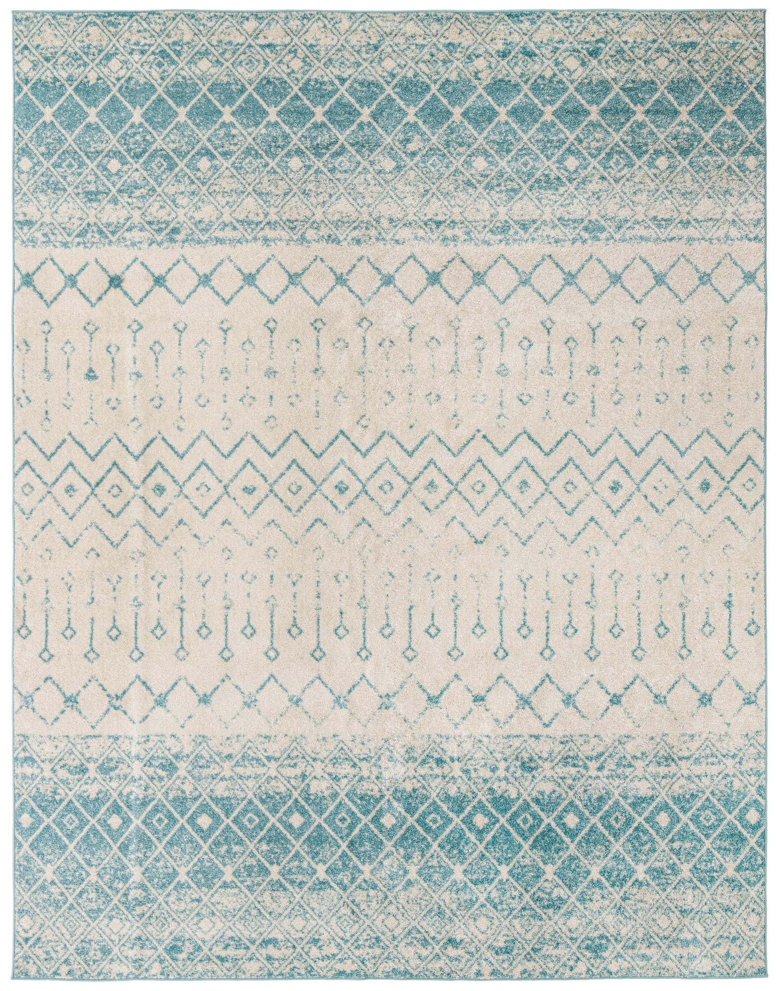 10' x 13' Moroccan Trellis Rug