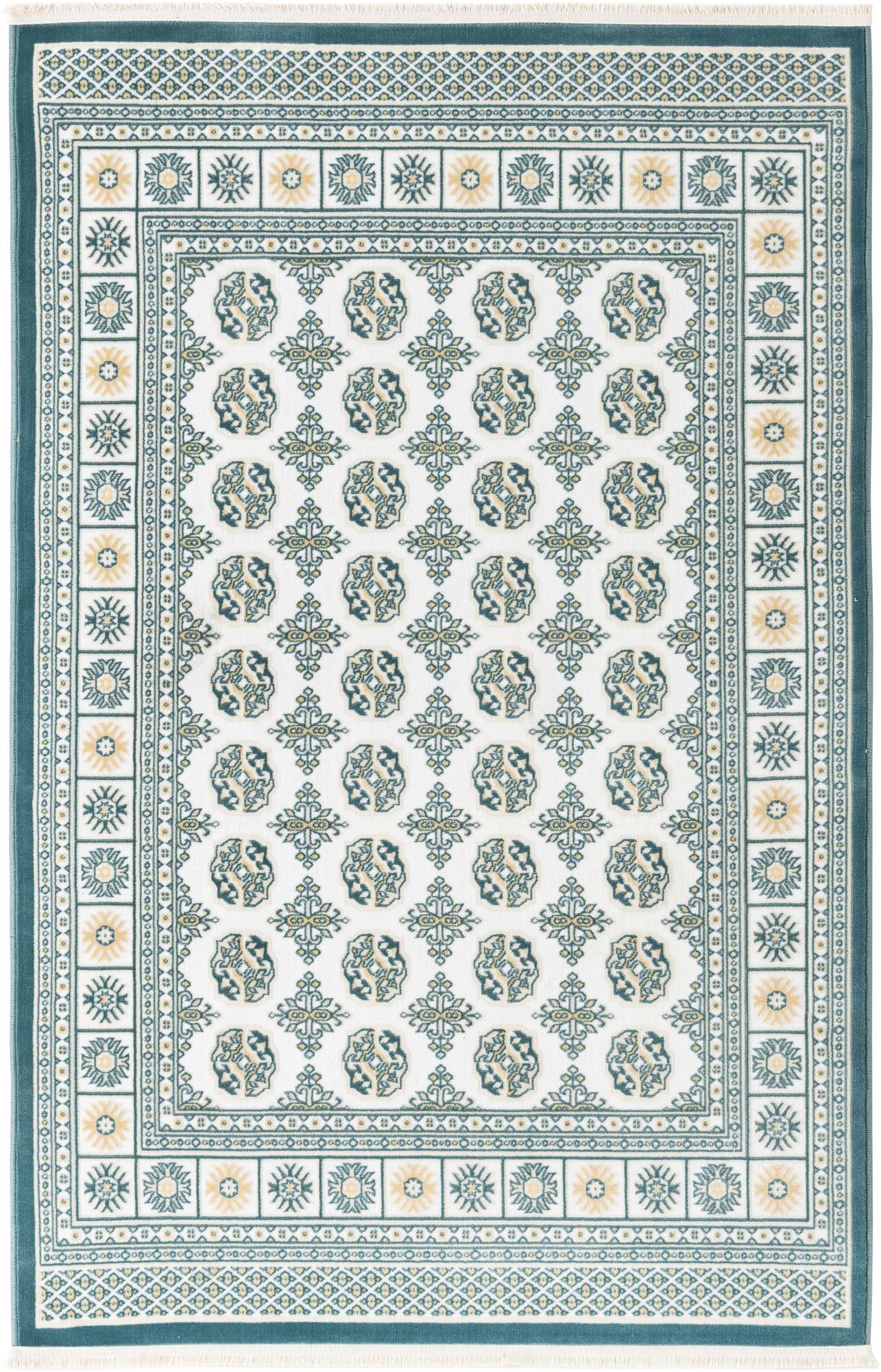 Rug Ivory and Blue Swatch link