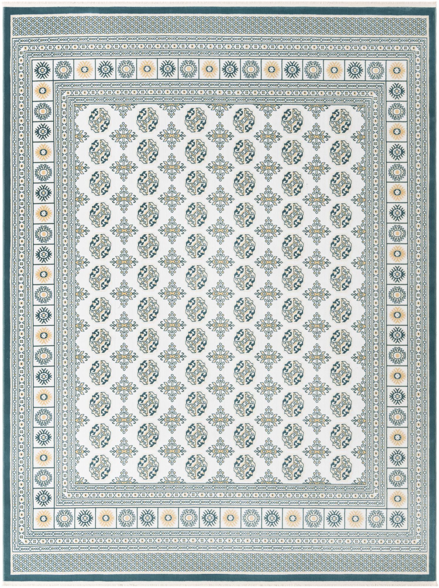 Rug Ivory and Blue Swatch link