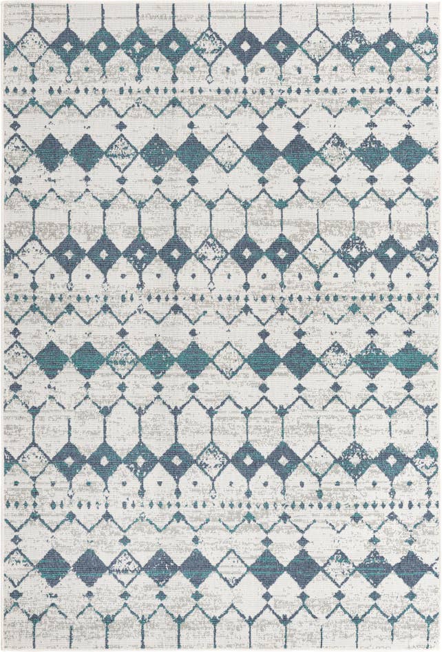 Detail image of 6' x 9' Easy-Clean Lattice Indoor / Outdoor Rug