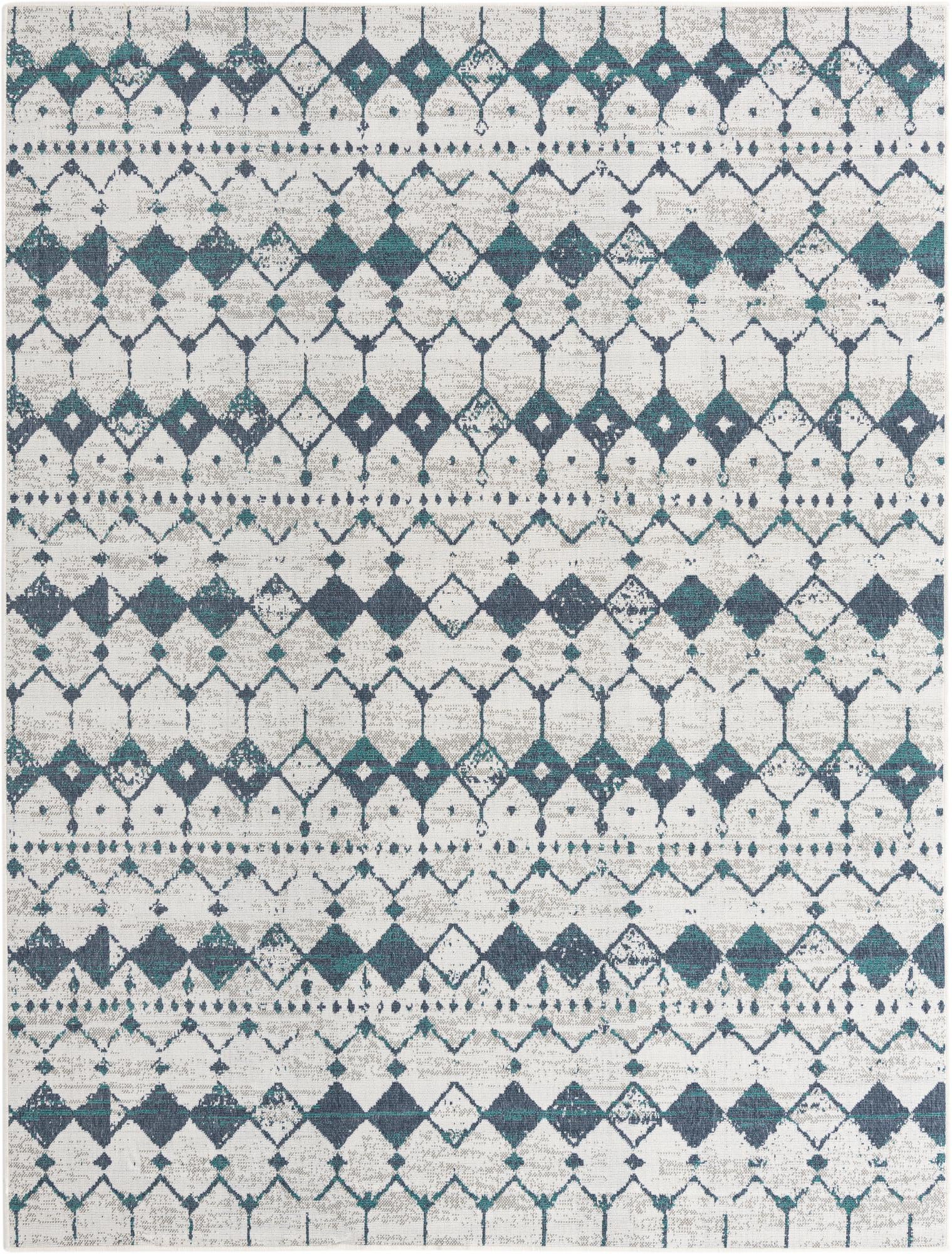 Rug Ivory and Blue Swatch link