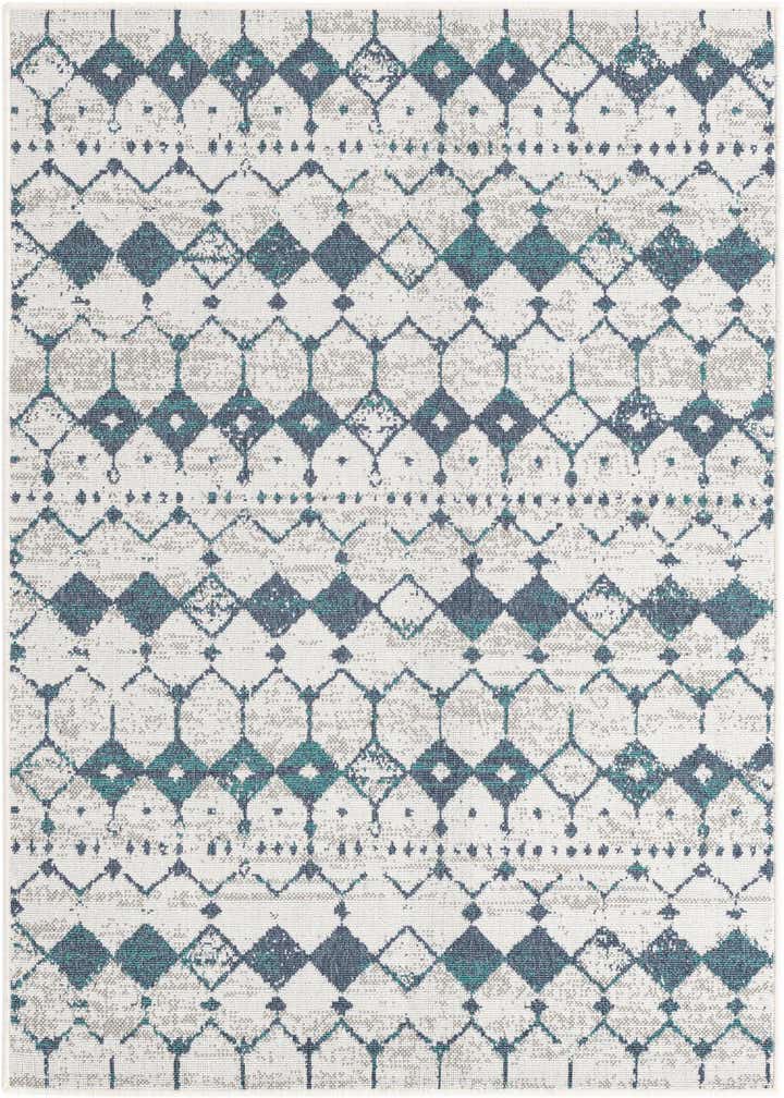 4' x 6' Easy-Clean Trellis Indoor / Outdoor Rug