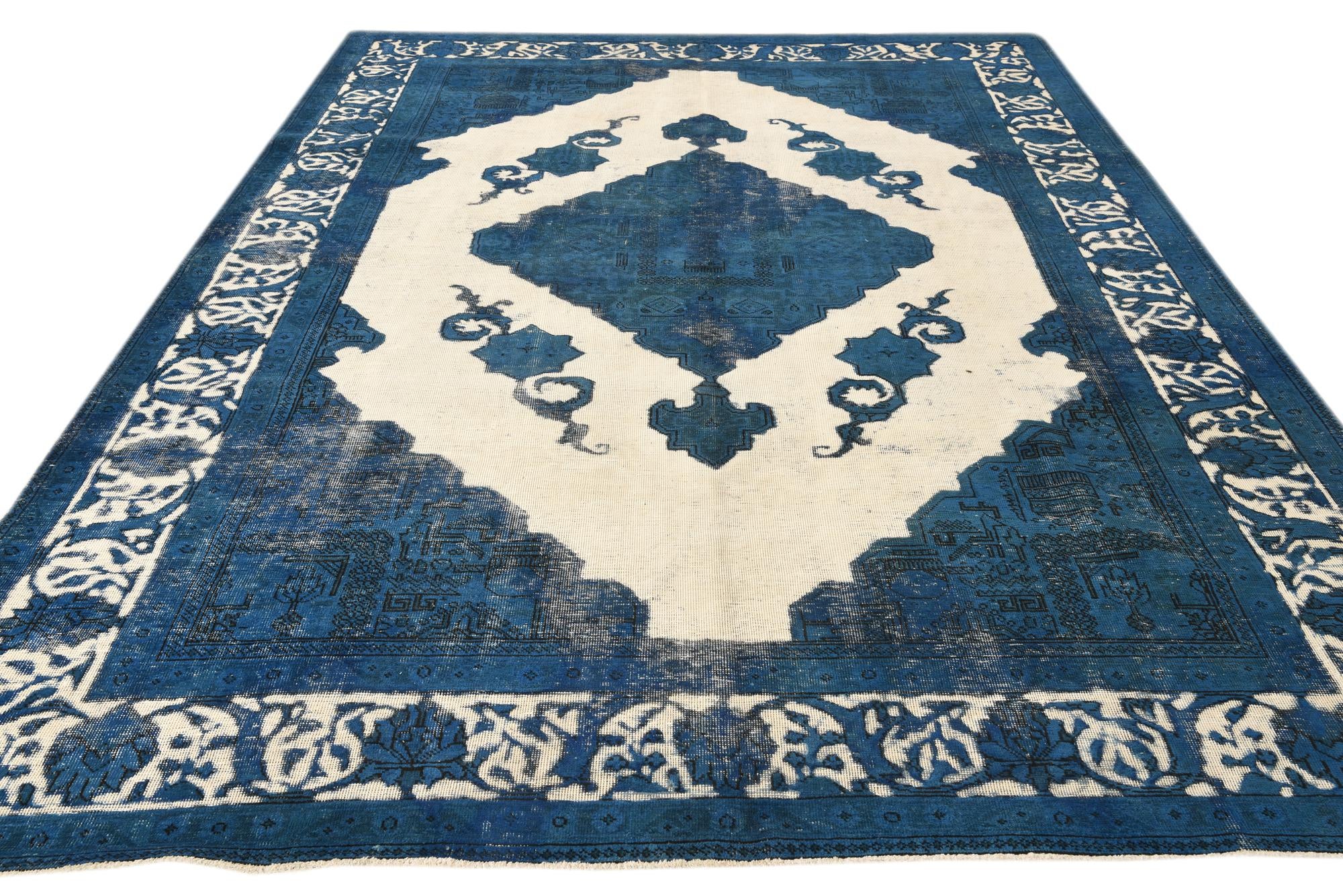 8' x 11' 2 Hand Knotted Ultra Vintage Persian Wool Rug