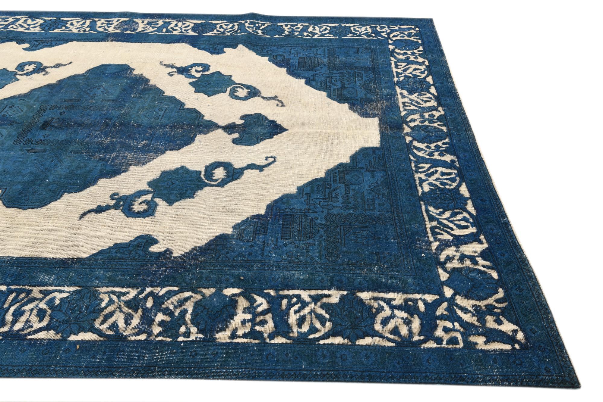 8' x 11' 2 Hand Knotted Ultra Vintage Persian Wool Rug