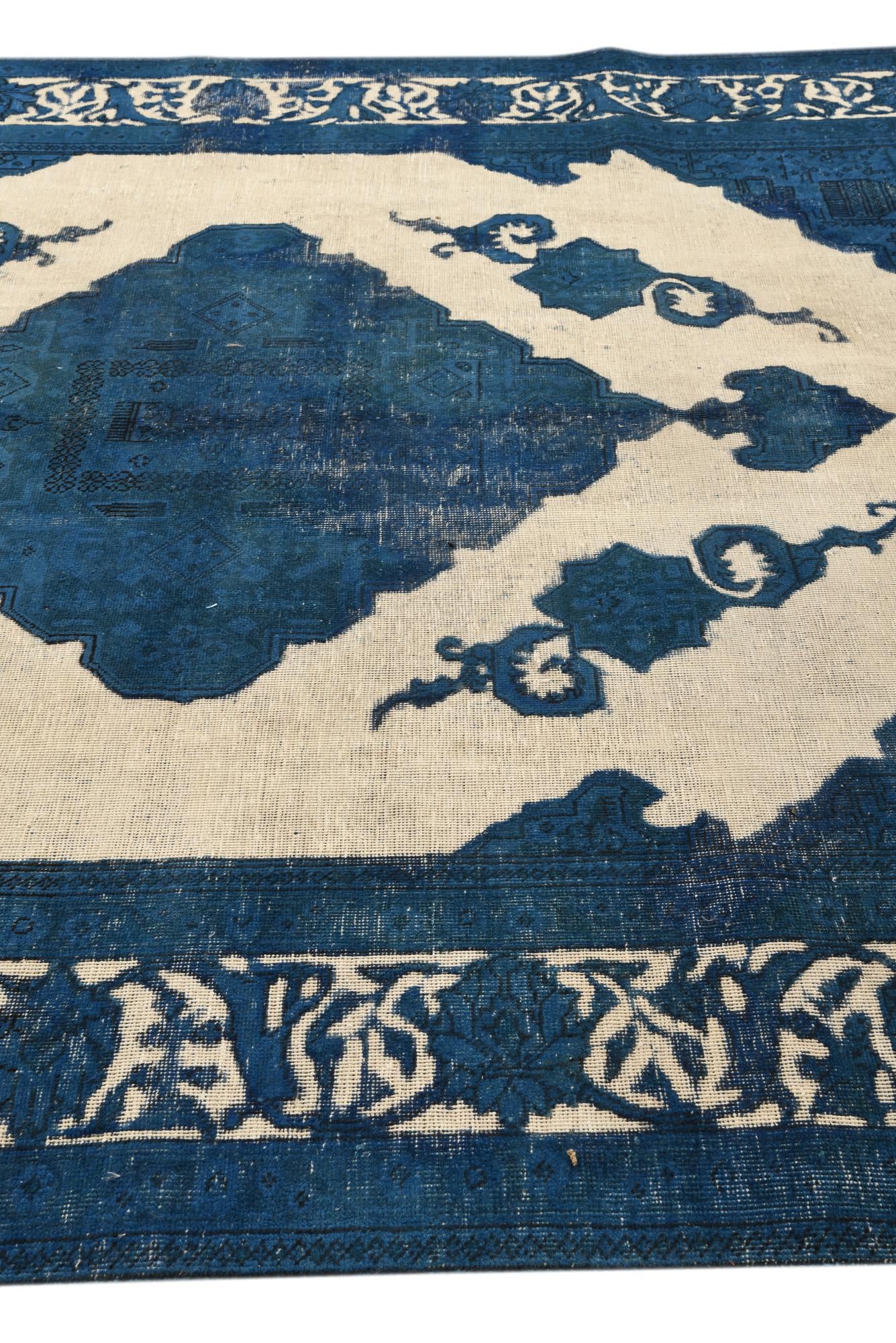 8' x 11' 2 Hand Knotted Ultra Vintage Persian Wool Rug