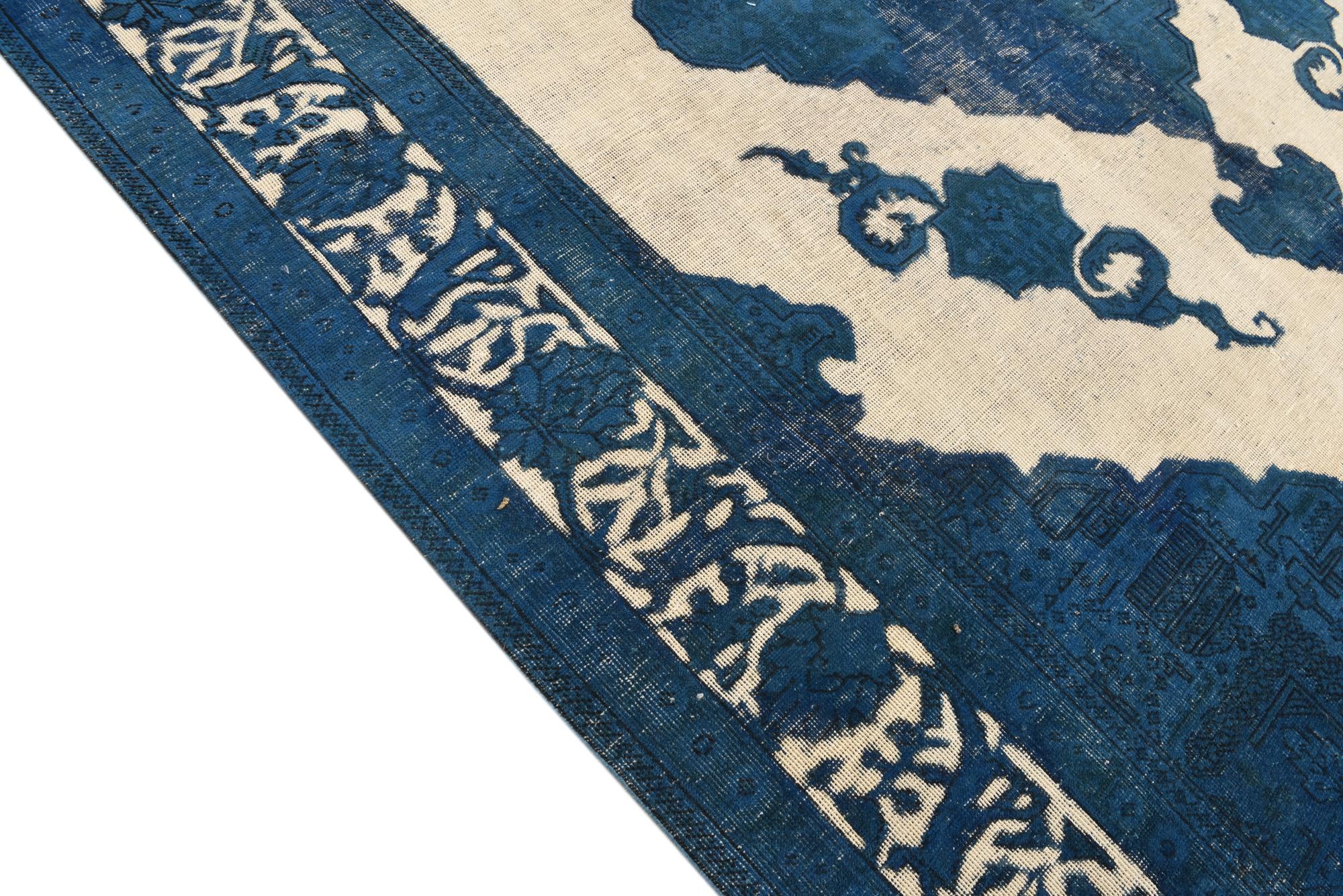 8' x 11' 2 Hand Knotted Ultra Vintage Persian Wool Rug