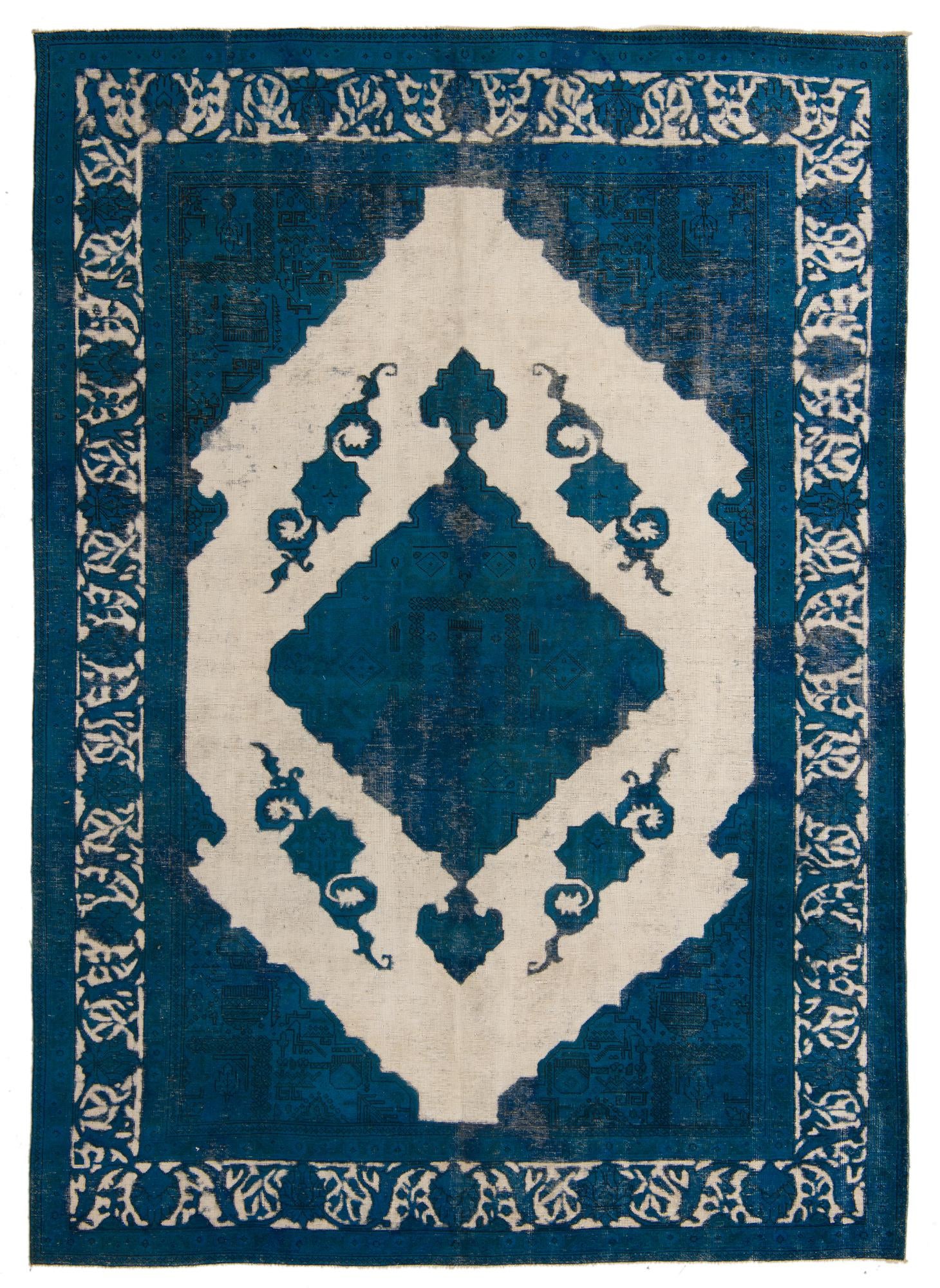 8' x 11' 2 Hand Knotted Ultra Vintage Persian Wool Rug