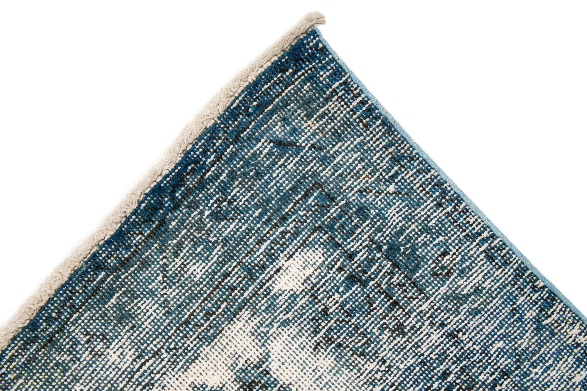 295cm x 380cm anudado a mano Ultra Vintage Alfombra Persa Lana