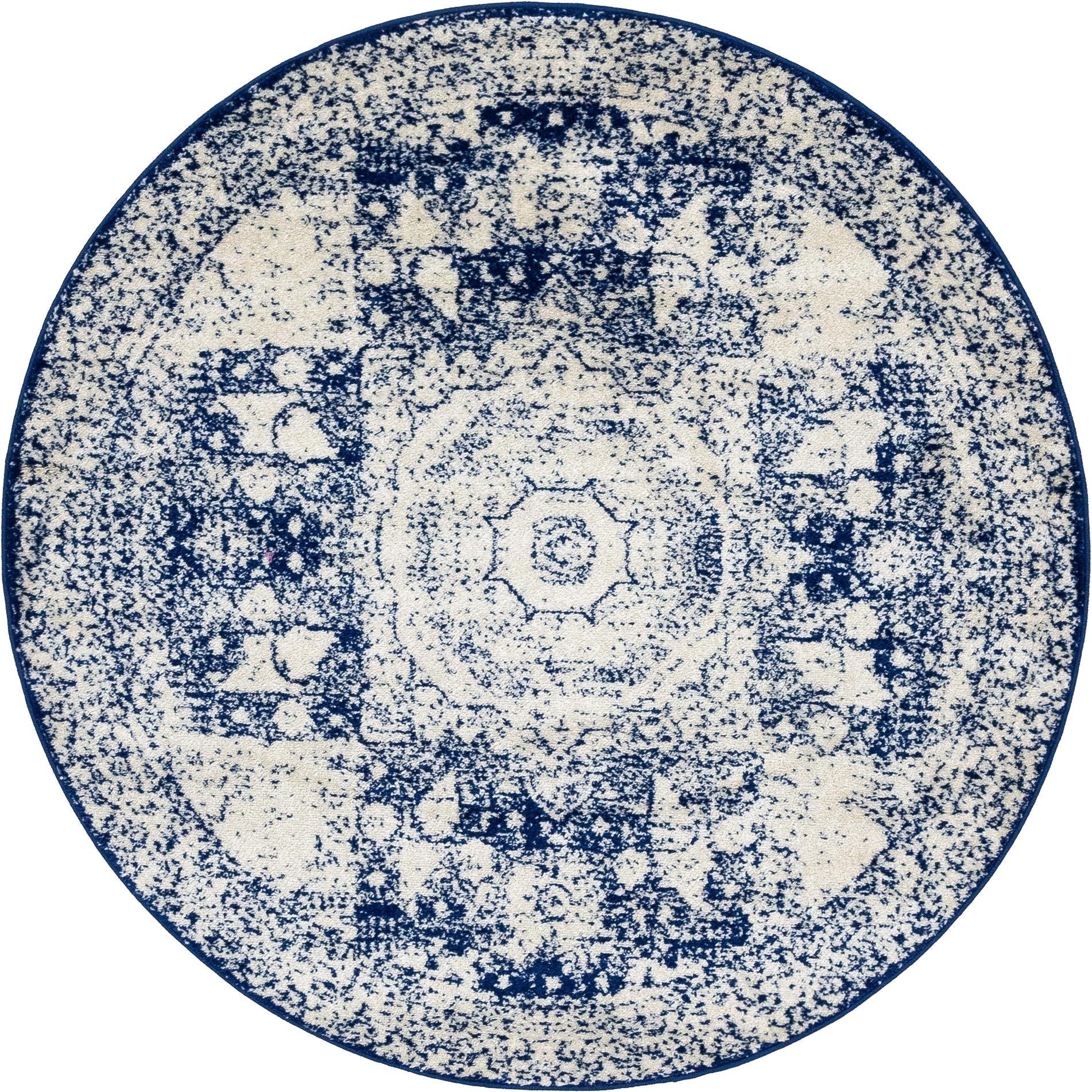 Rug Ivory and Blue Swatch link