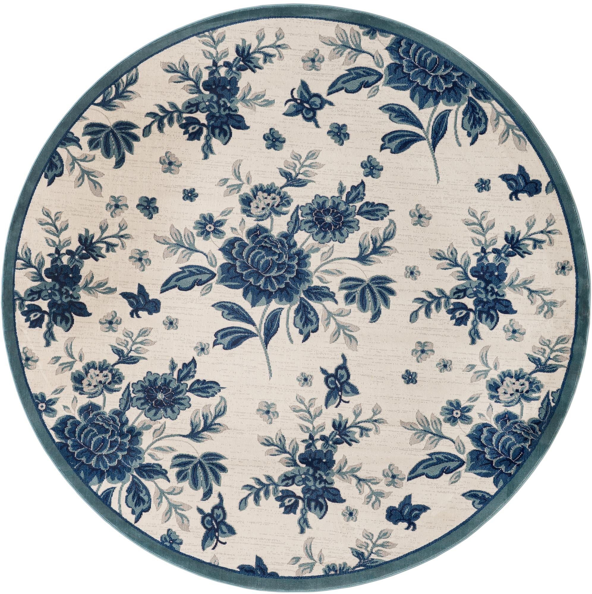 8' x 8' Blossom Round Rug