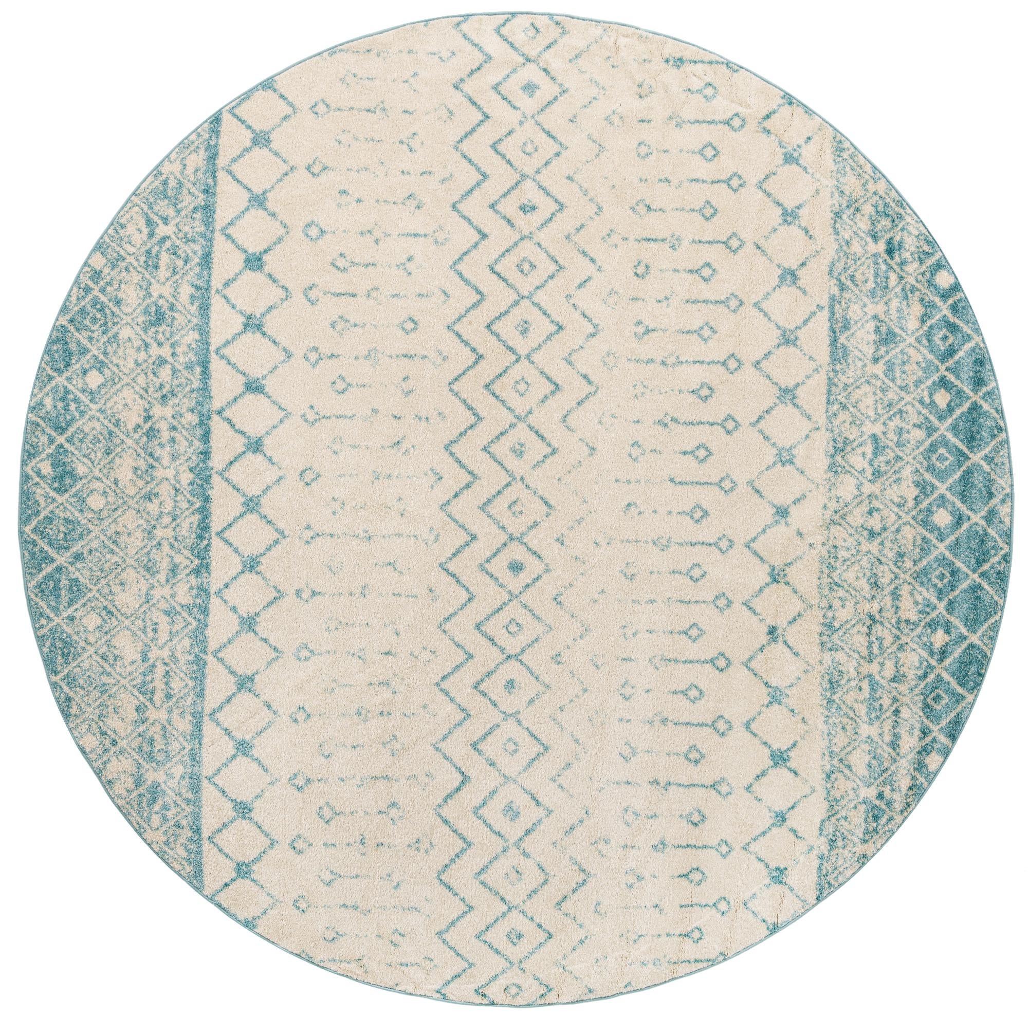 10' x 10' Moroccan Trellis Round Rug