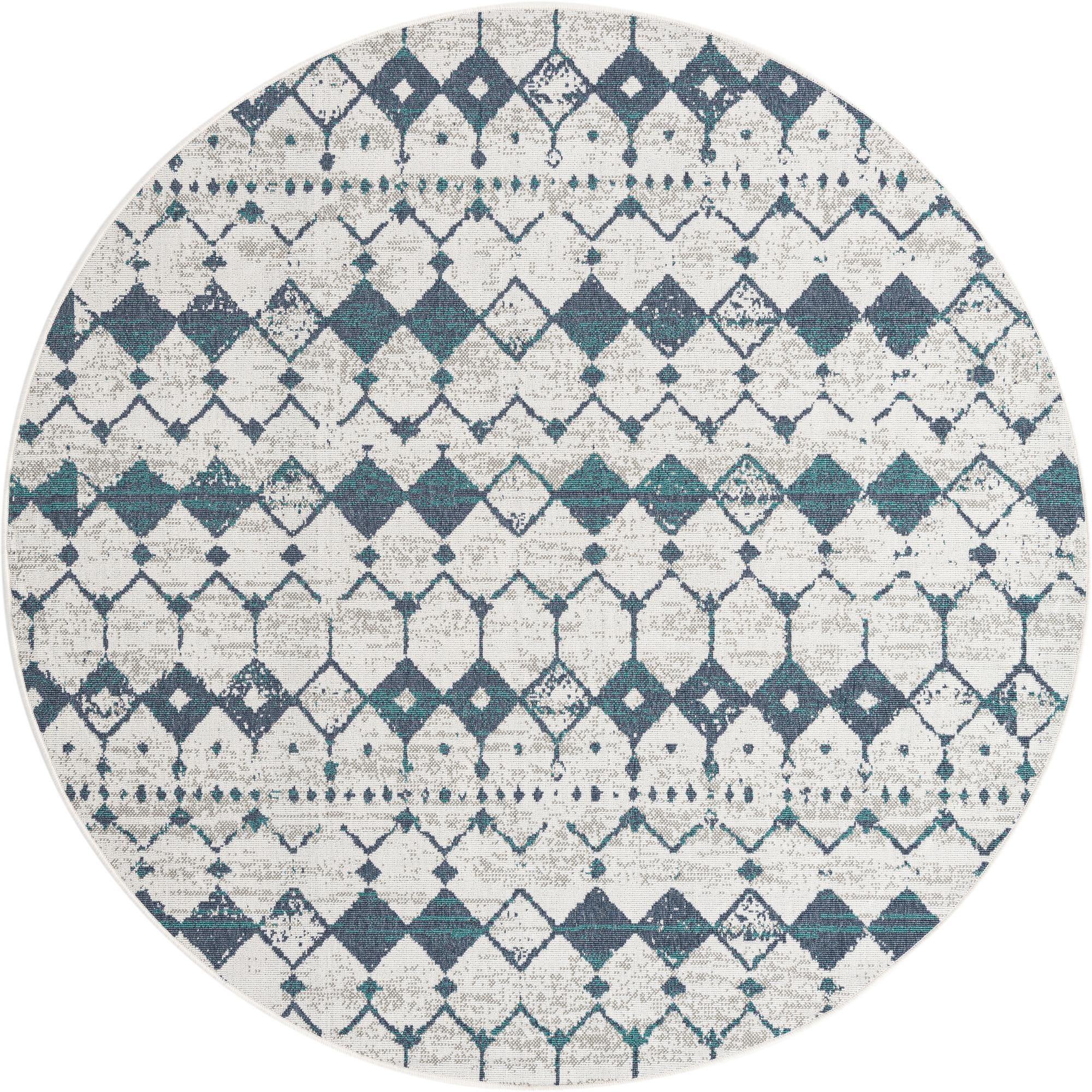Rug Ivory and Blue Swatch link