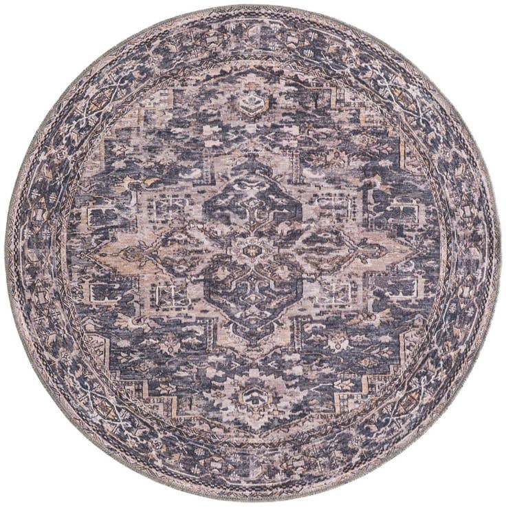 Detail image of 4' x 4' Yara Round Rug