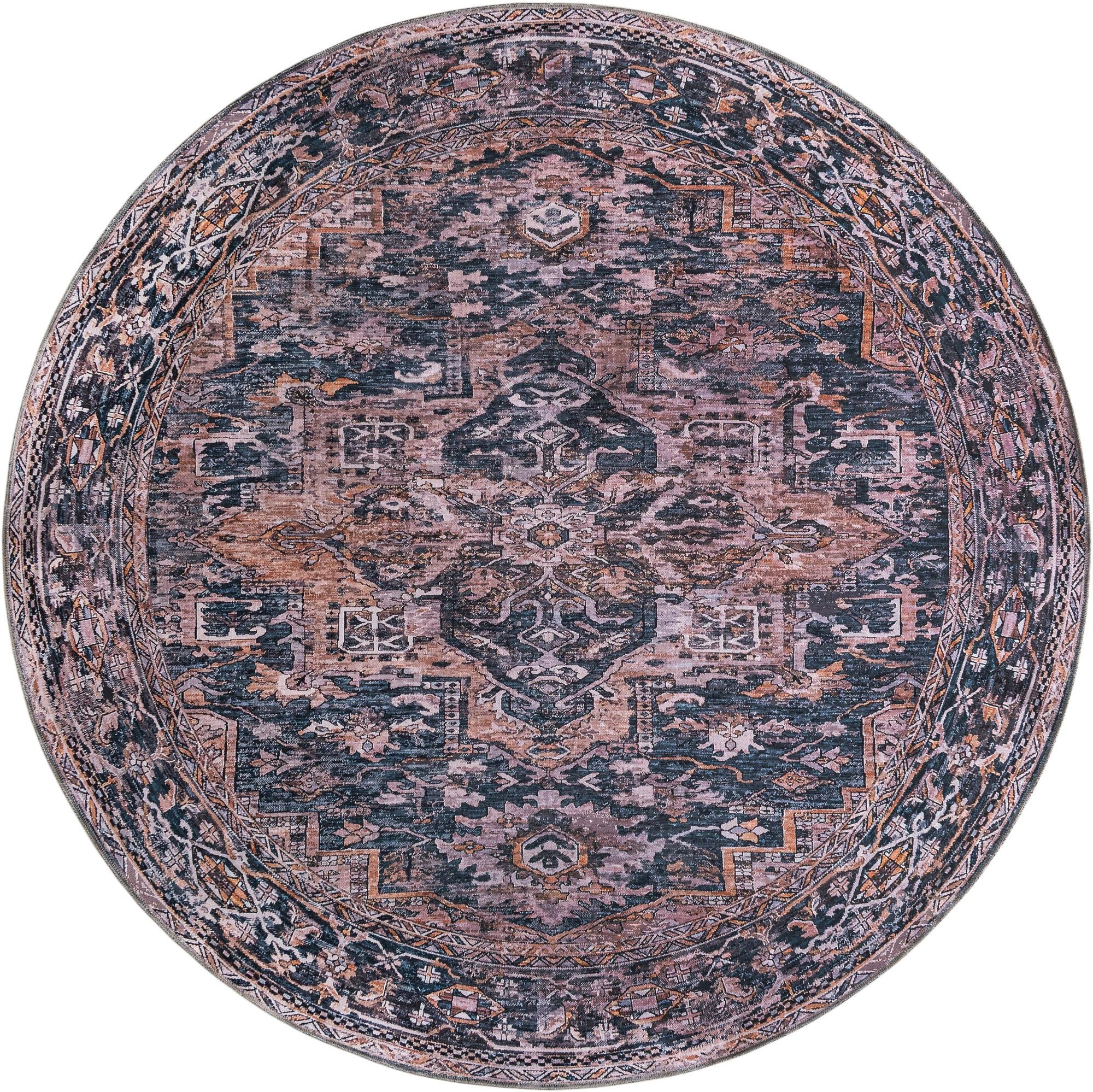 7' 10 x 7' 10 Yara Round Rug