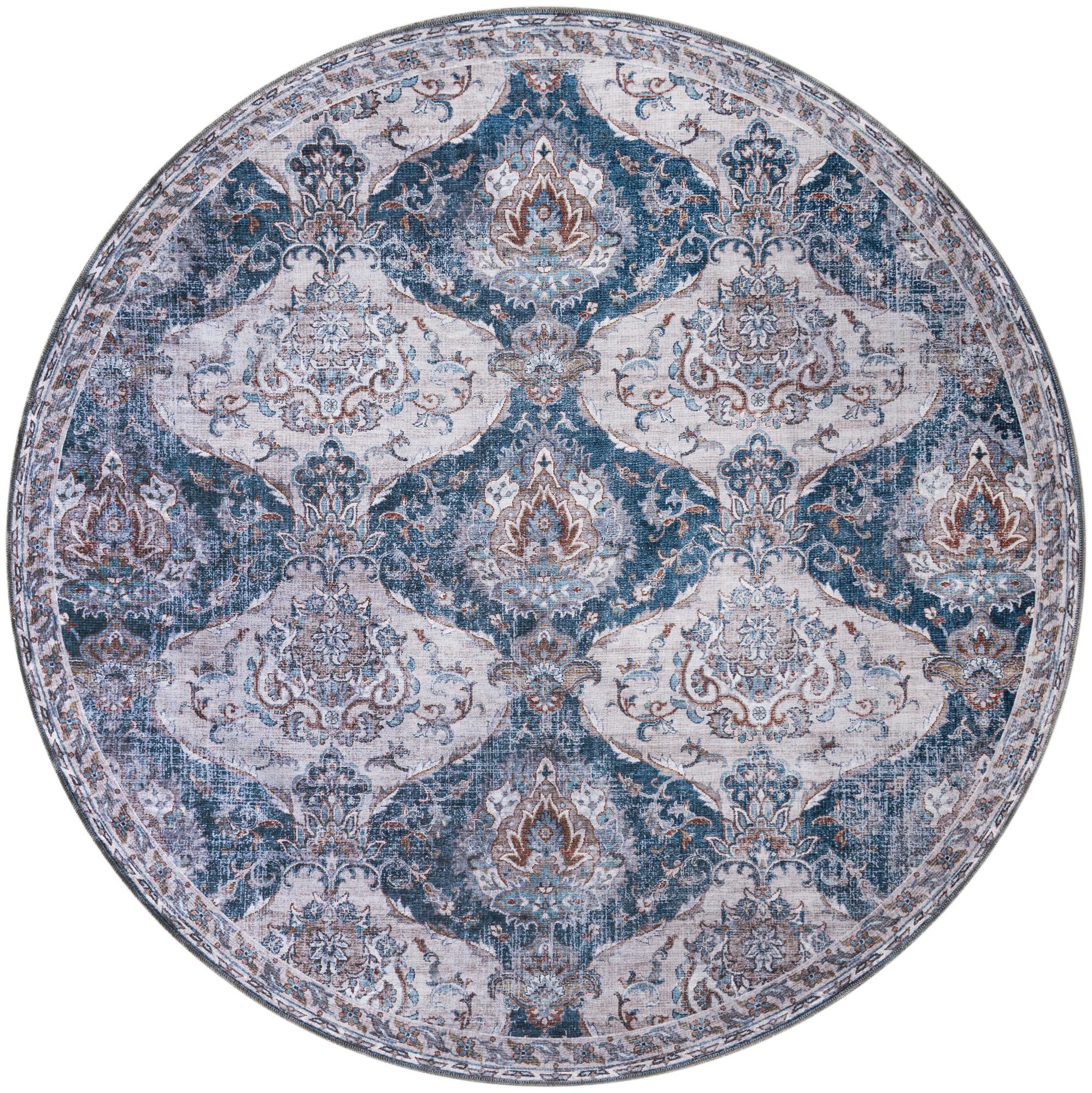 7' 10 x 7' 10 Yara Round Rug