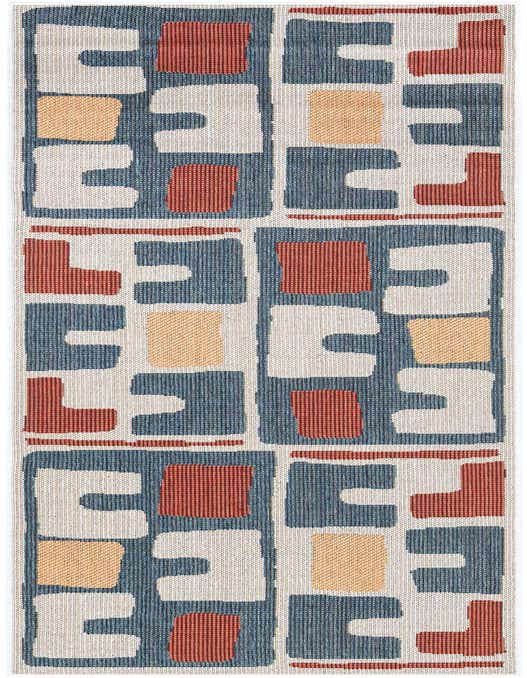 2' 7 x 10' Easy-Clean Baja Indoor / Outdoor Runner Rug