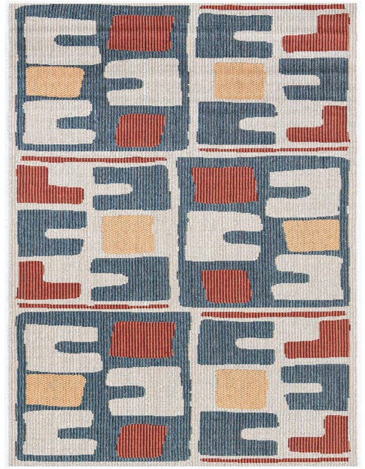 Detail image of 2' 7 x 10' Easy-Clean Baja Indoor / Outdoor Runner Rug