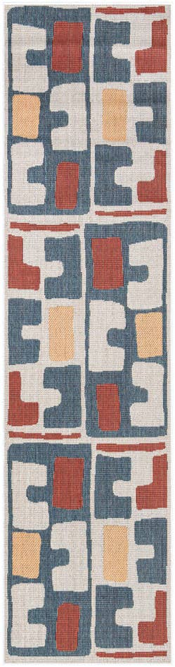 Detail image of 2' 7 x 10' Easy-Clean Baja Indoor / Outdoor Runner Rug