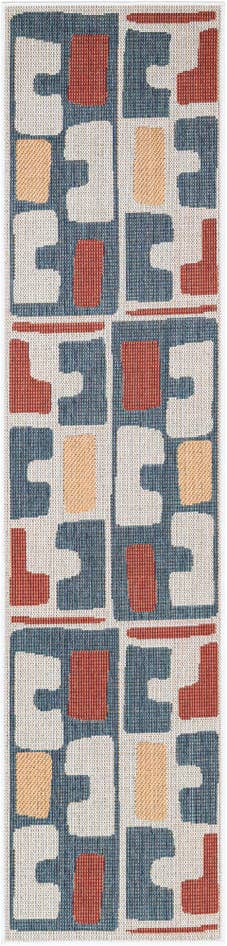 Detail image of 2' x 8' Easy-Clean Baja Indoor / Outdoor Runner Rug