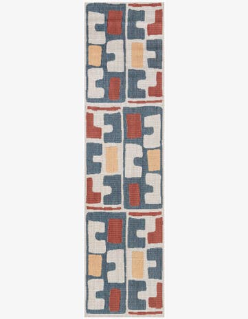 2' 7 x 10' Easy-Clean Baja Indoor / Outdoor Runner Rug