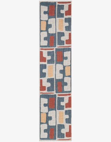 2' x 8' Easy-Clean Baja Indoor / Outdoor Runner Rug